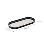 Oval Mirror Tray