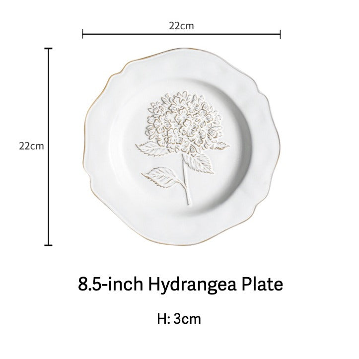 Botanical Embossed Plate
