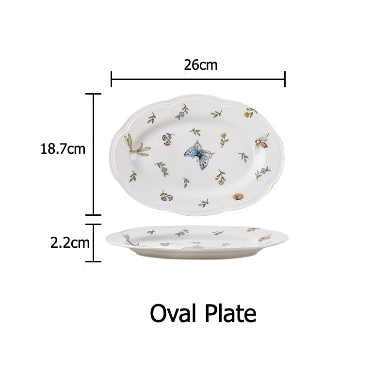 Vintage Butterfly Dinnerware