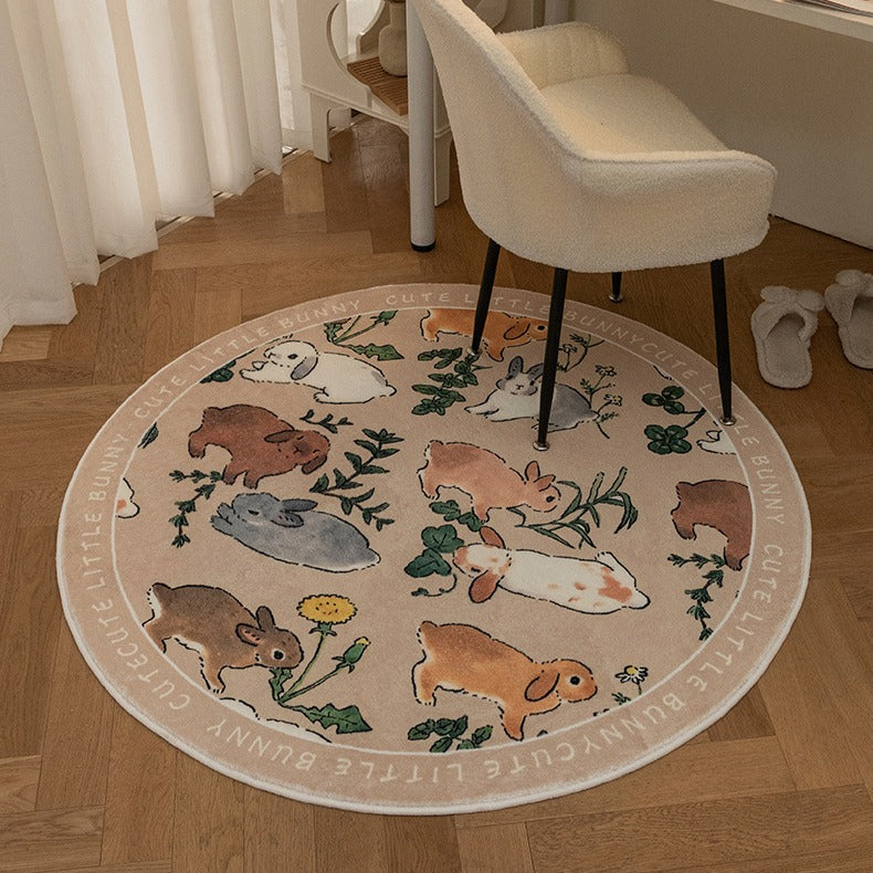 Bunny Party Rug - FINAL SALE