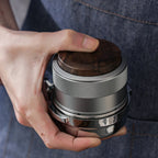The Daily Grind Wood Coffee Distributor