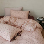 Cherry Ribbon Bedding Set