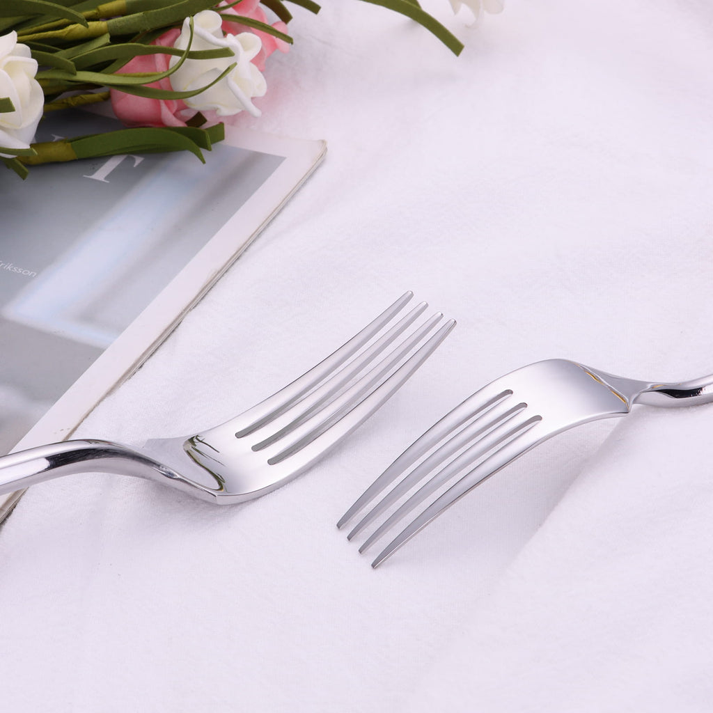 Monarque Silver Hexagonal Stainless Steel Cutlery Set