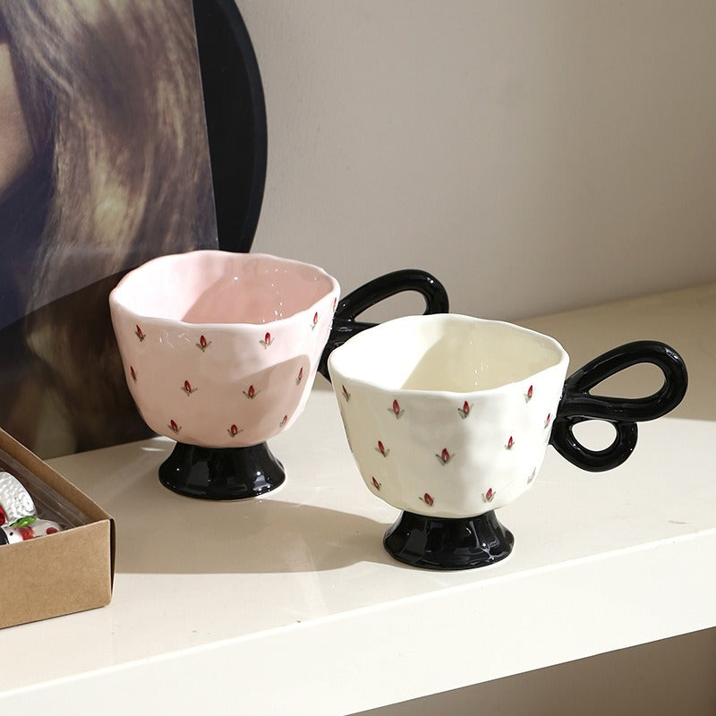 Butterfly Handle Mug