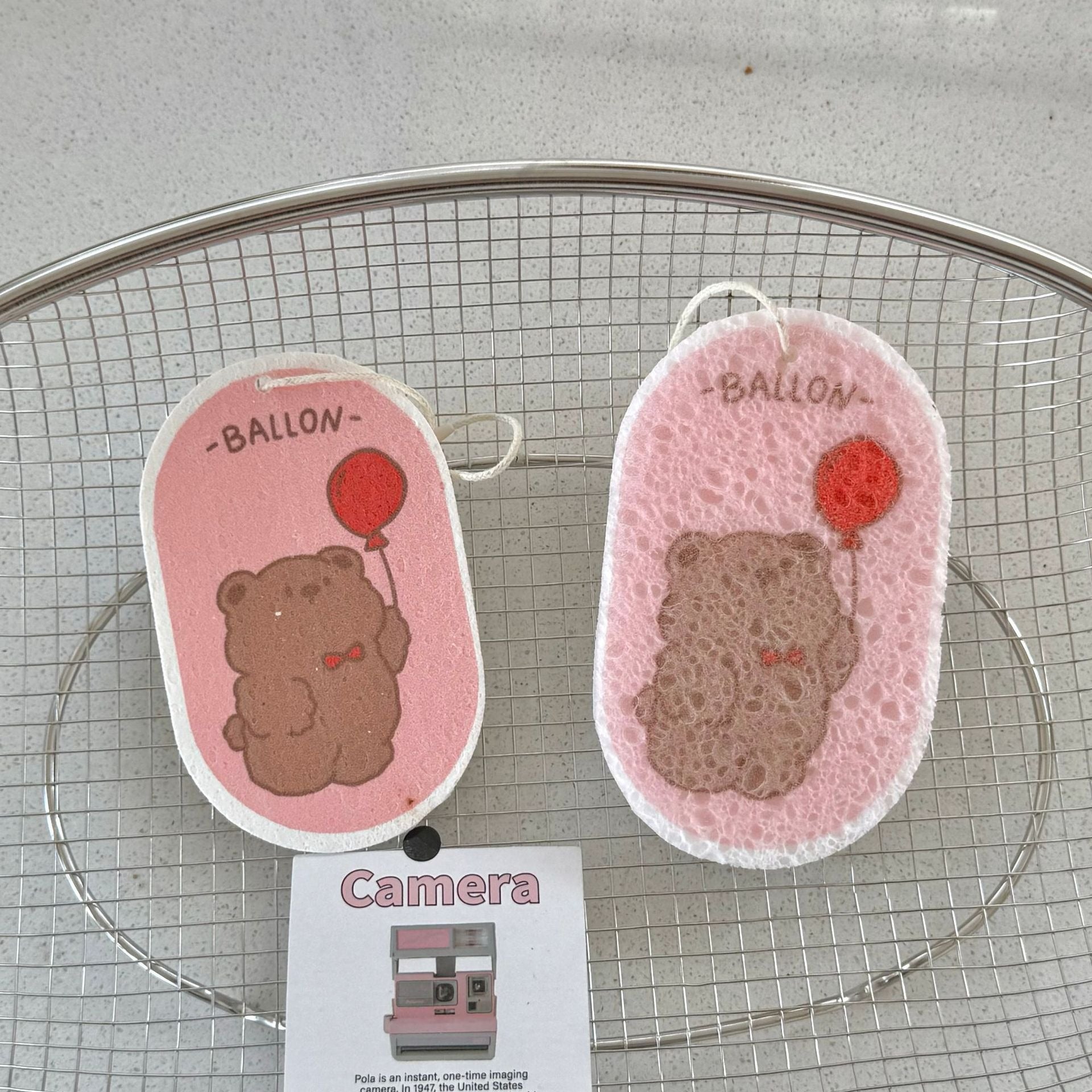 Happy Oval Dish Sponge Set