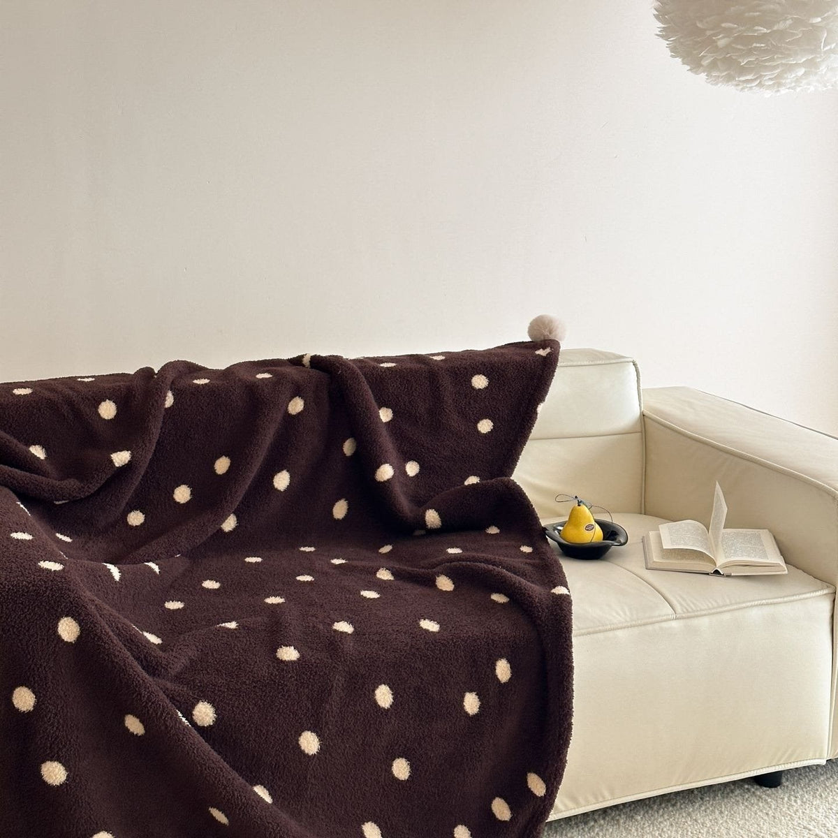 Winter Dessert Polka Dot Blanket