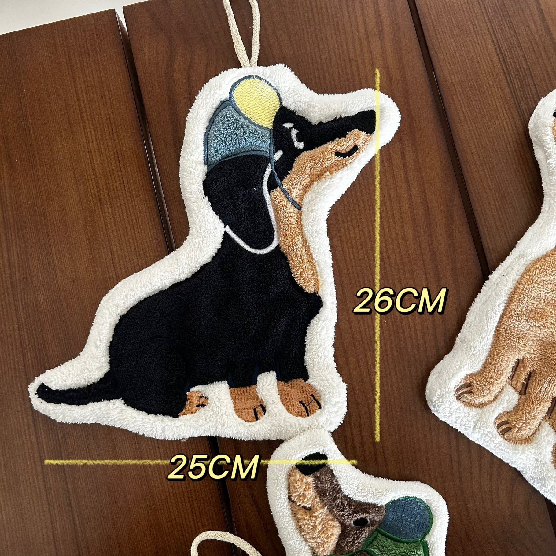 Hatventure Dachshund Hanging Hand Towel Set