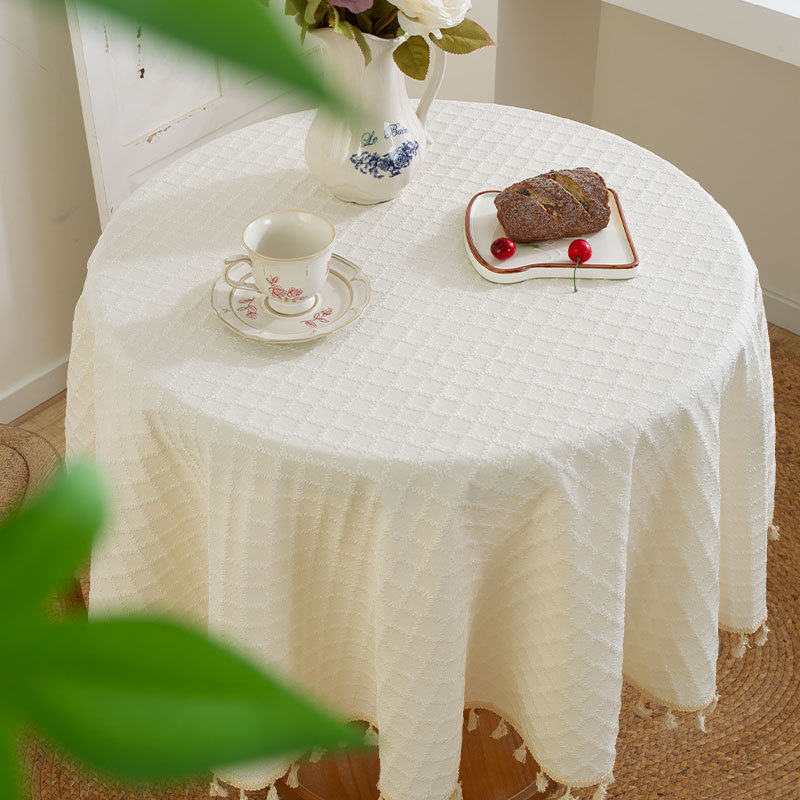 Soft Grid Morning Tablecloth
