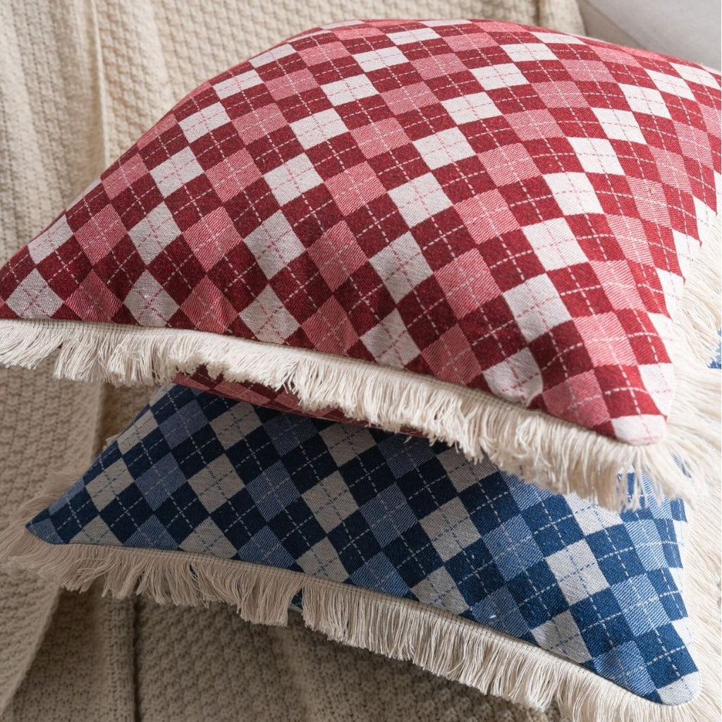 Disco Diamond Fringe Cushion