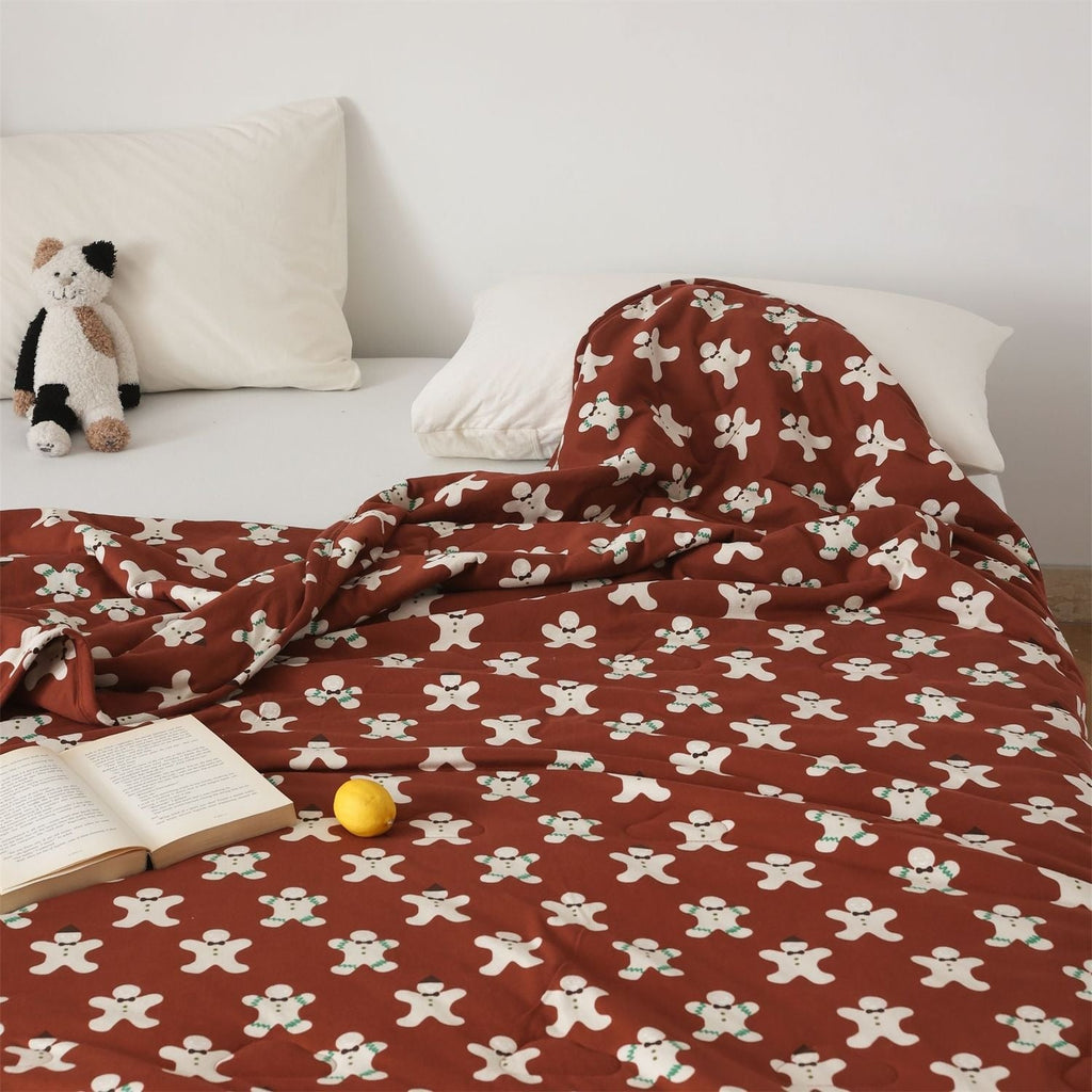 Gingerbread Man Summer Blanket