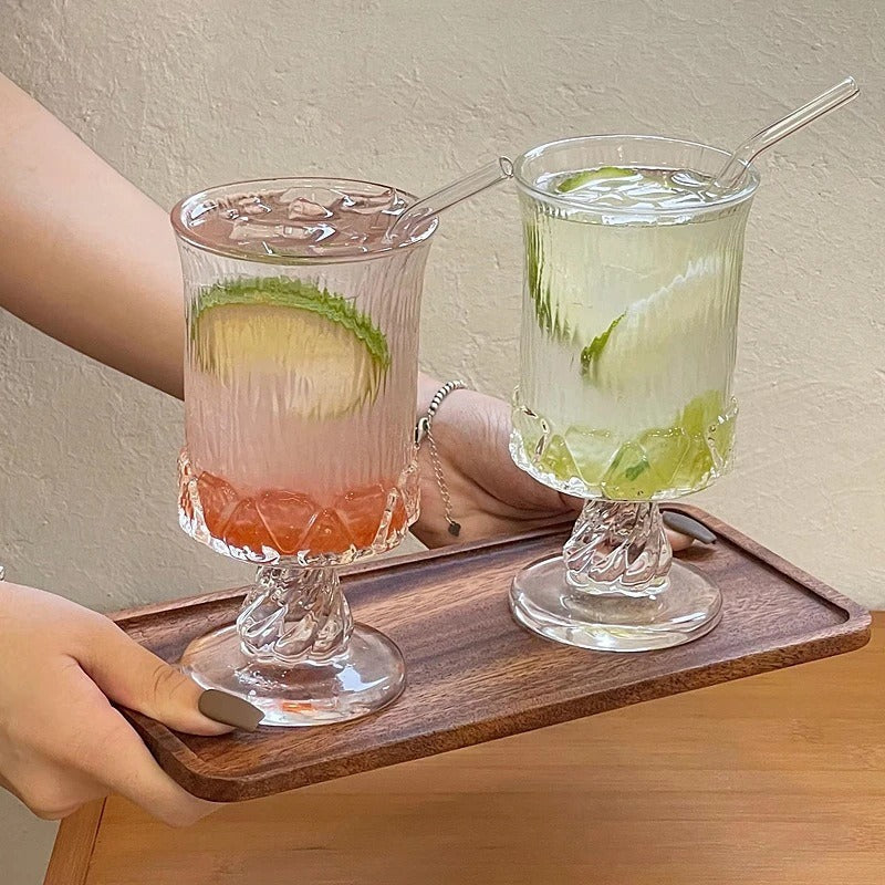 Paris Stripe Wine Glass Set