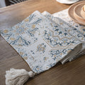 Vintage Medallion Tassel Runner
