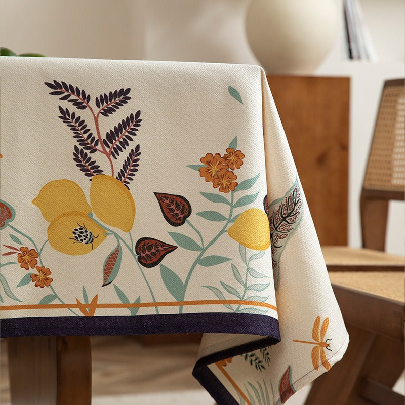 Rainfly Garden Floral Tablecloth