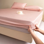 Water Colour Lyocell Fitted Sheet