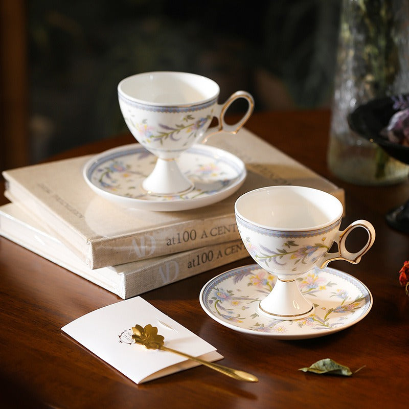 Enchanted Vines Pedestal Teacup Set