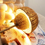 Wabi-Sabi Rattan Dome Lamp