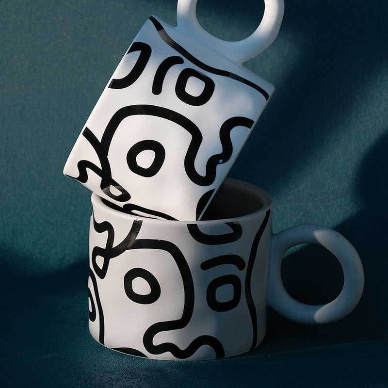 Abstract Graffiti Tea Cup