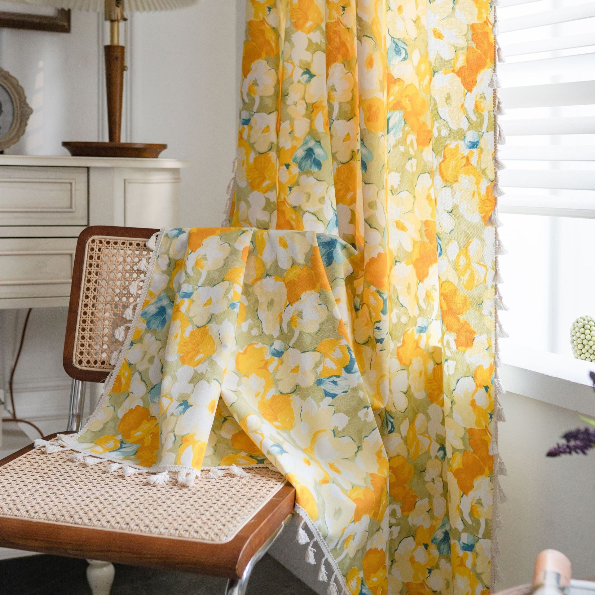 Sunshine Meadow Tassel Curtain