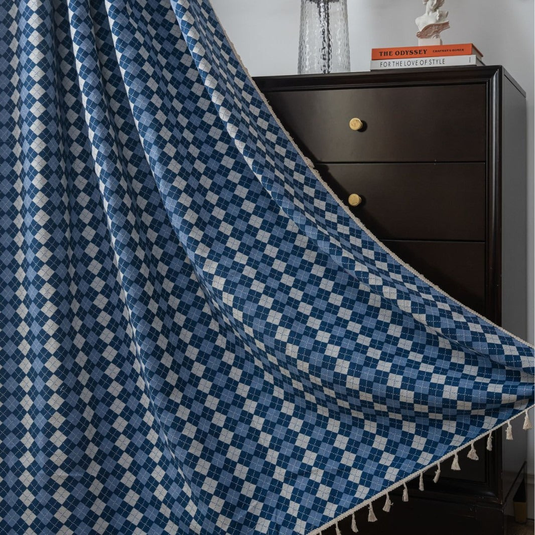 Disco Diamond Tassel Curtain