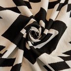 Monochrome Tribal Sofa Cover