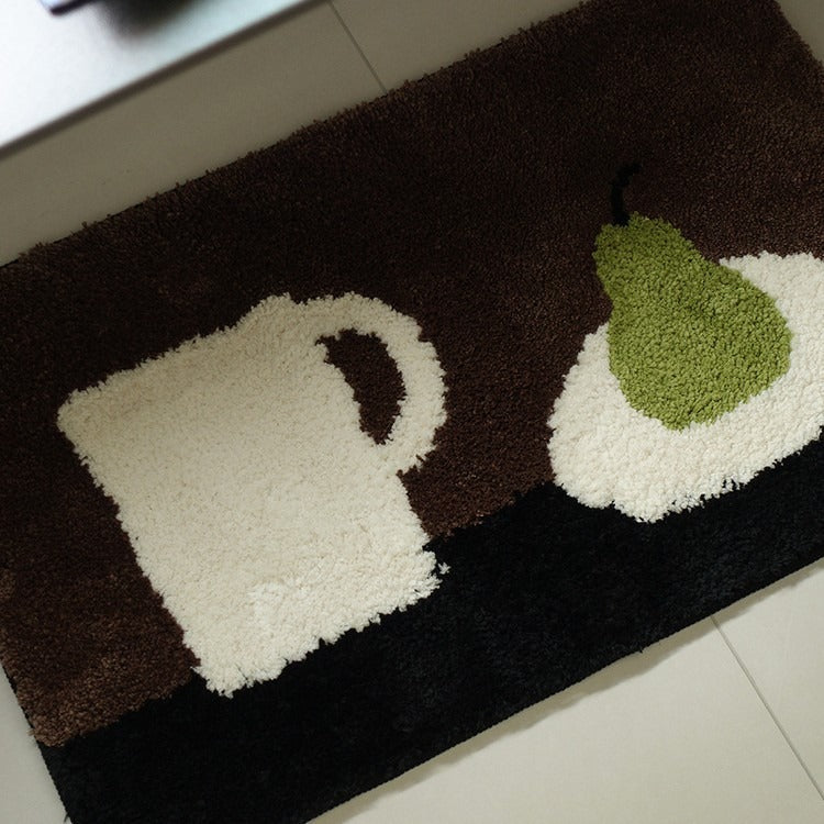 Green Pear Bath Mat