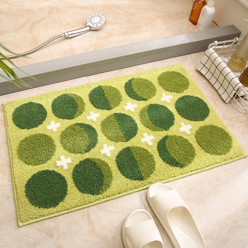 Fresh Green Bathroom Mat