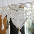 Peaceful Lace Tassel Cabinet Curtain