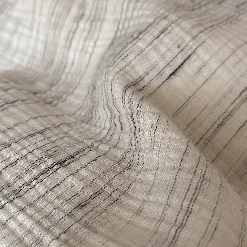 Minimal Sketch Stripe Bedding Set