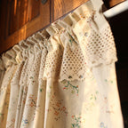 Wild Floral Lace Cabinet Curtain