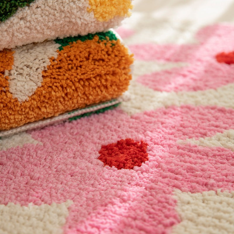 Pop Daisy Shaggy Rug