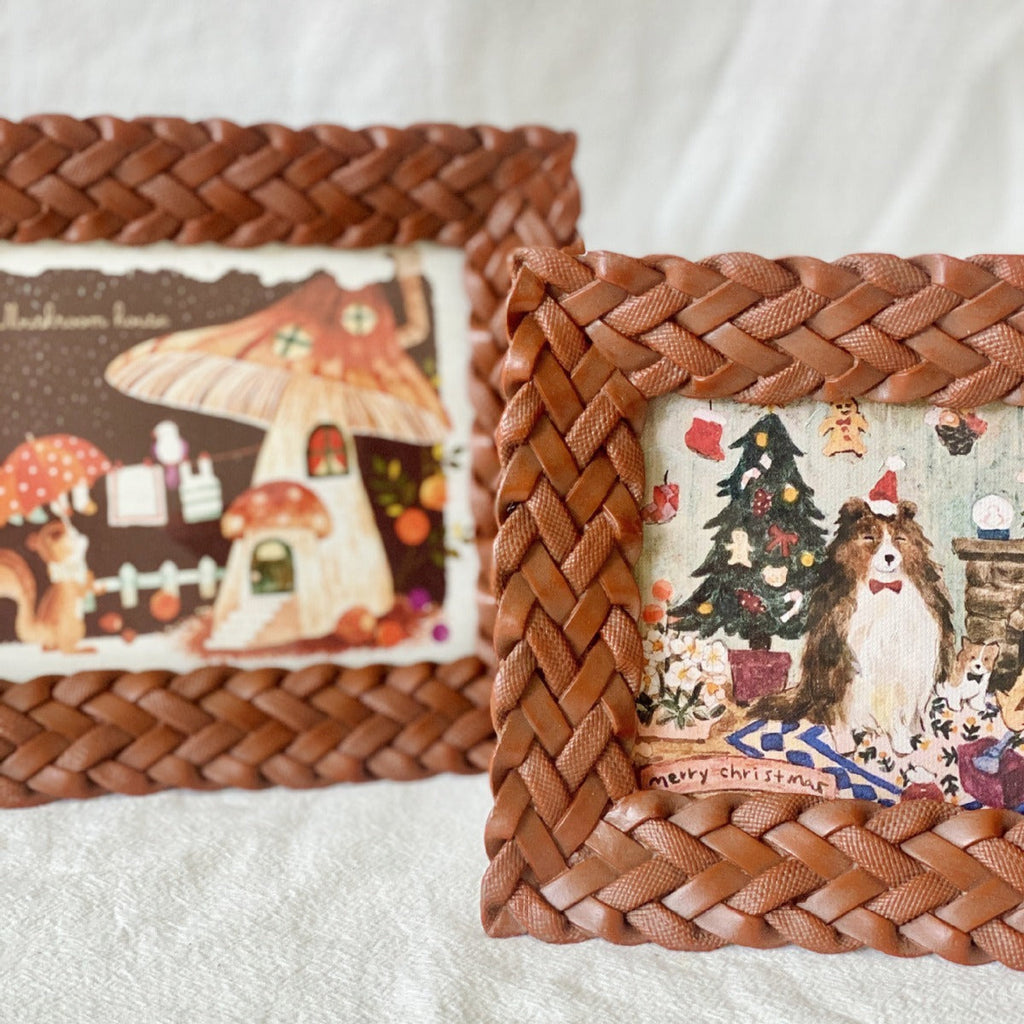 Rustic Woven Photo Frame