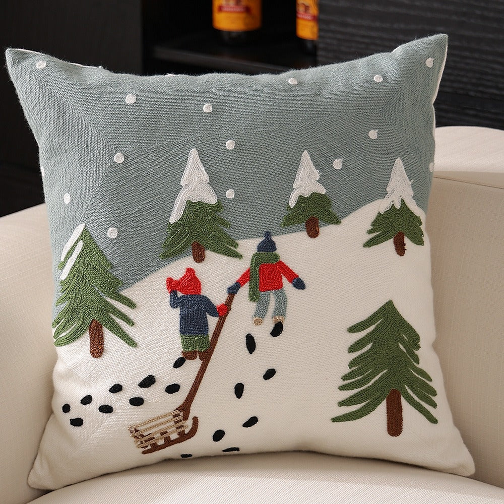 Winter Holiday Cushion