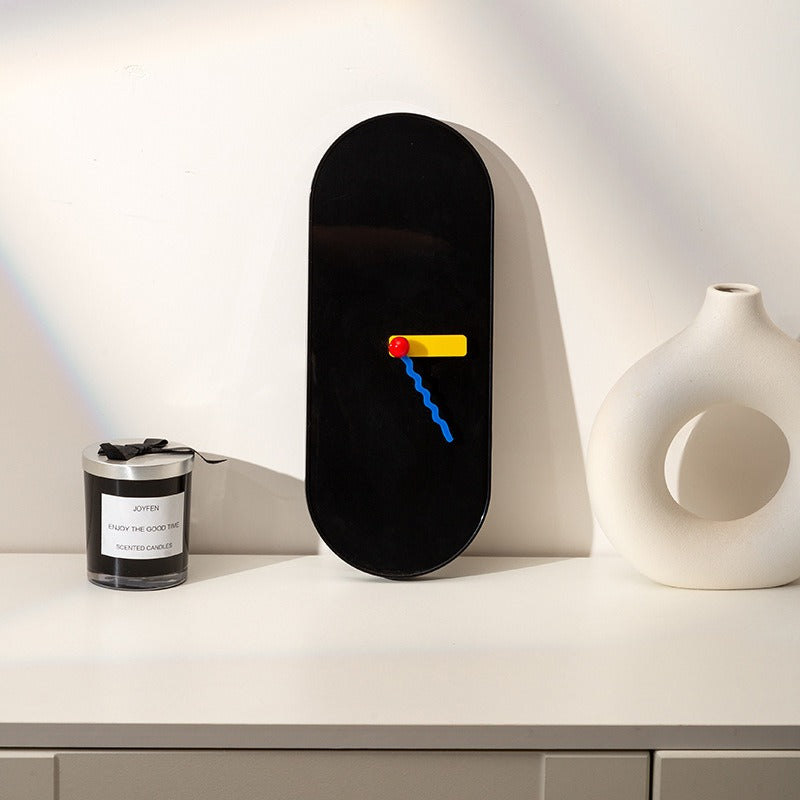 Peaceful Oval Clock