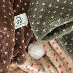 Teddy Bear Floral Blanket