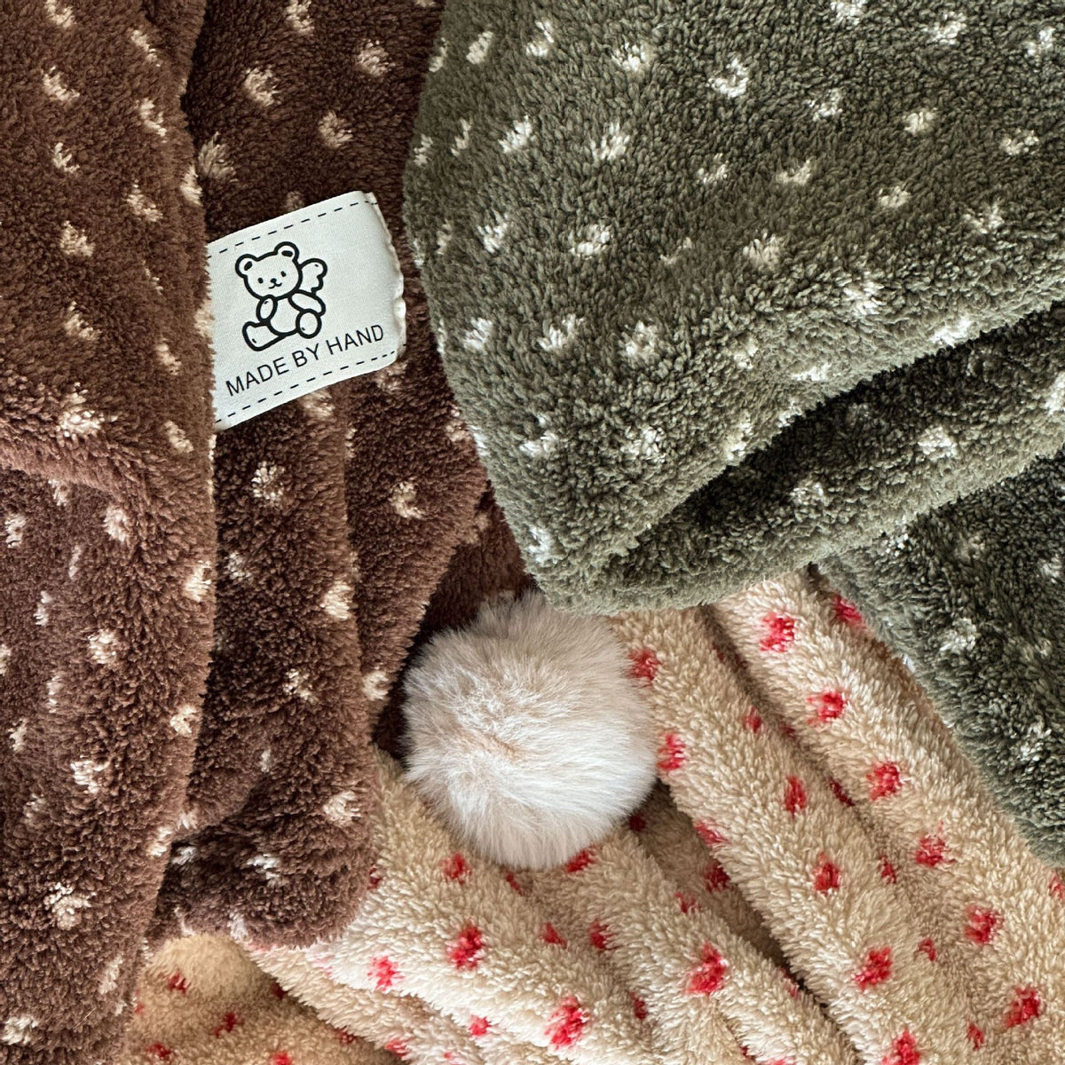 Teddy Bear Floral Blanket