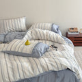 Sea Salt Stripe Bedding Set