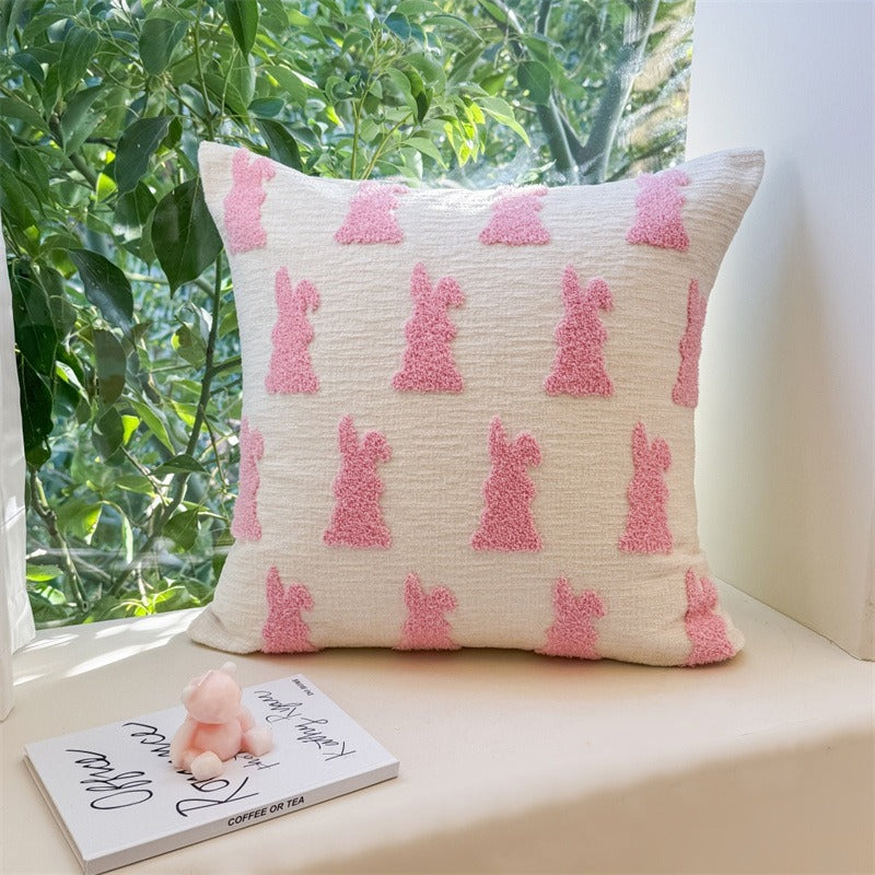 Candy Bow Bunny Plush Cushion
