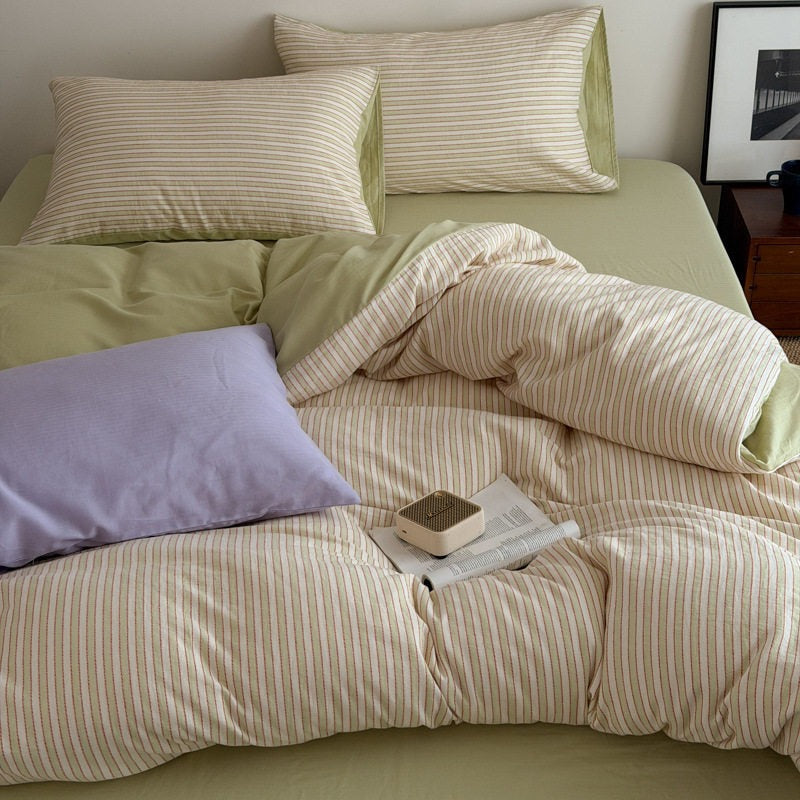 Coastal Stripe Bedding Set