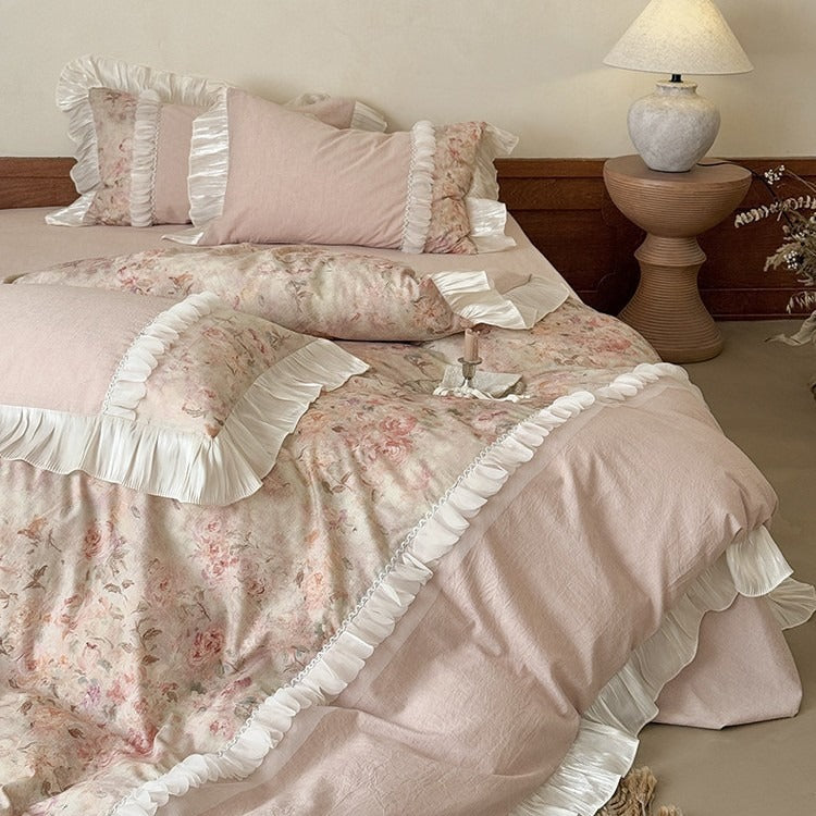 French Countryside Rose Bedding Set