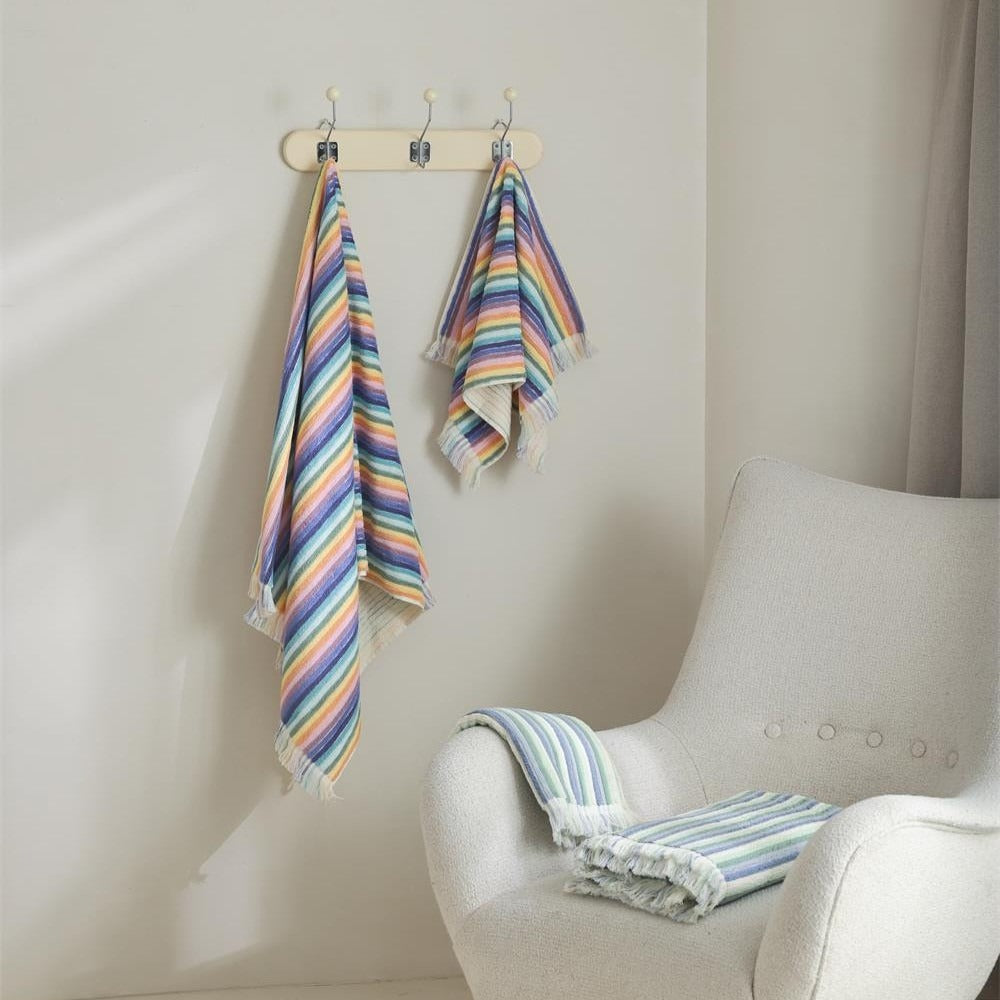 Rain & Rainbow Tassel Towel Collection