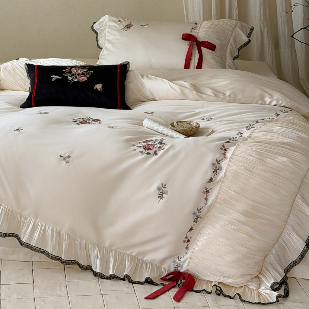 Chateau Rouge Rose Bedding Set