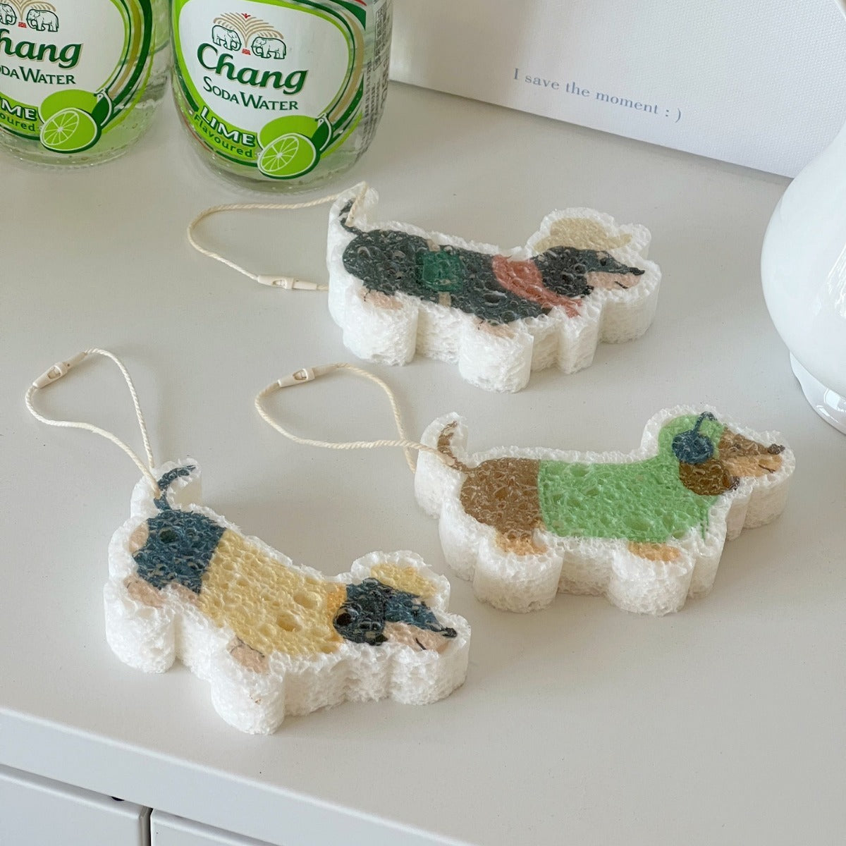 Gentle Dachshund Dish Sponge Set