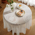 Cream Cake Lace Table Cloth