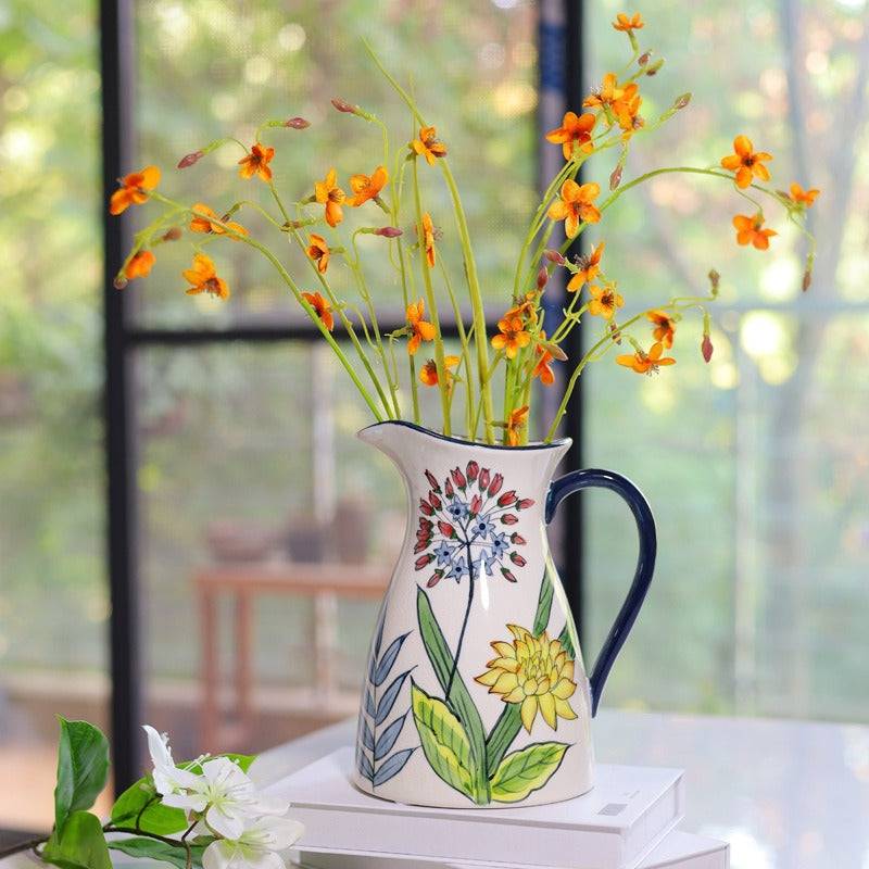 Vintage Pattern Ceramic Vase