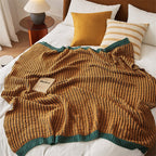Earthy Contrast Throw