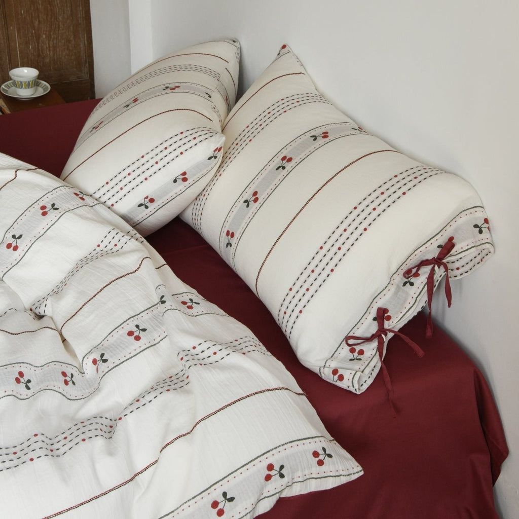 Cherry Memoir Cotton Bedding Set