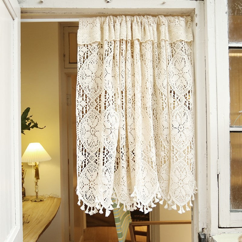 Retro Tassel Cabinet Curtain