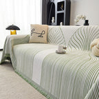 Dancing Green Line Sofa Cover