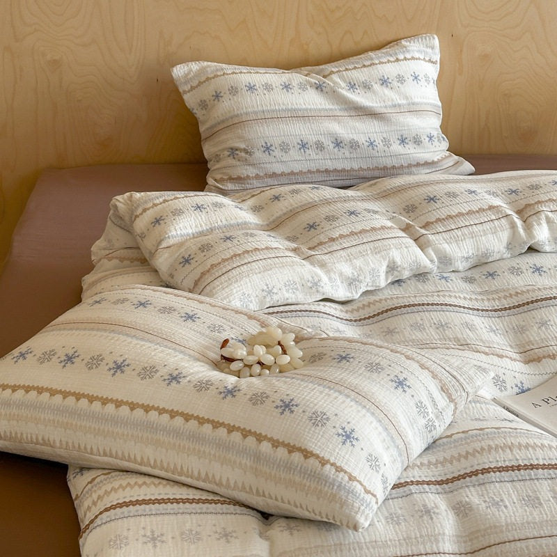 Fair Isle Stripe Bedding Set