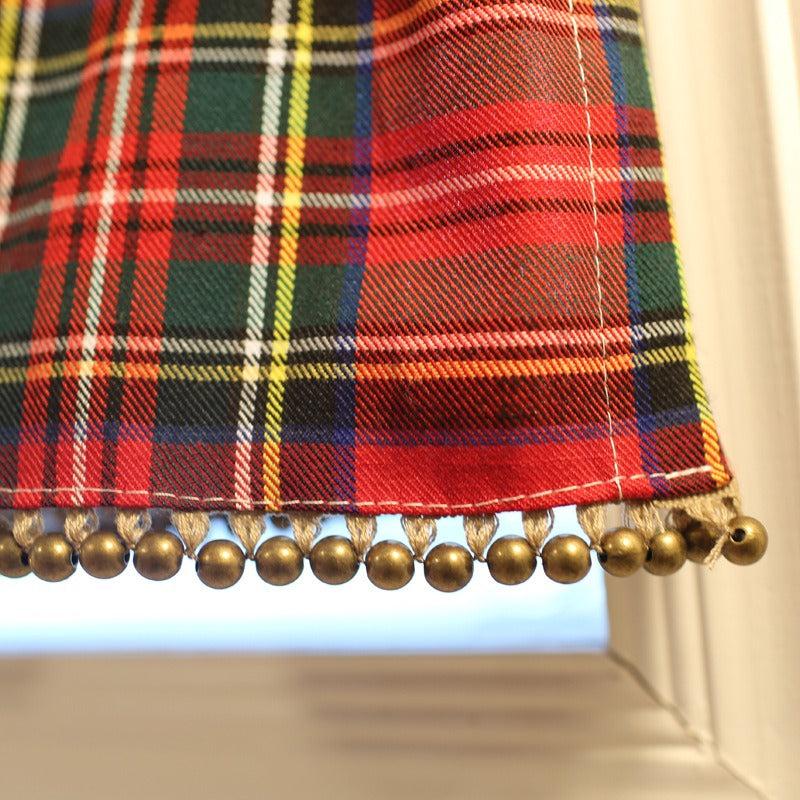 Tartan Cabinet Curtain